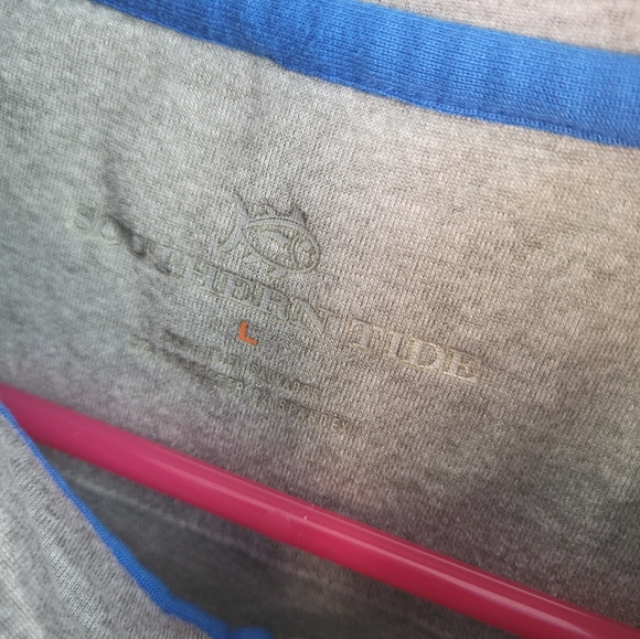 Southern Tide T3 Mens Grey 1/4 Zip Pullover Large - Picture 5 of 5